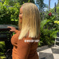 Blonde wig, Closure wig nano twist wig