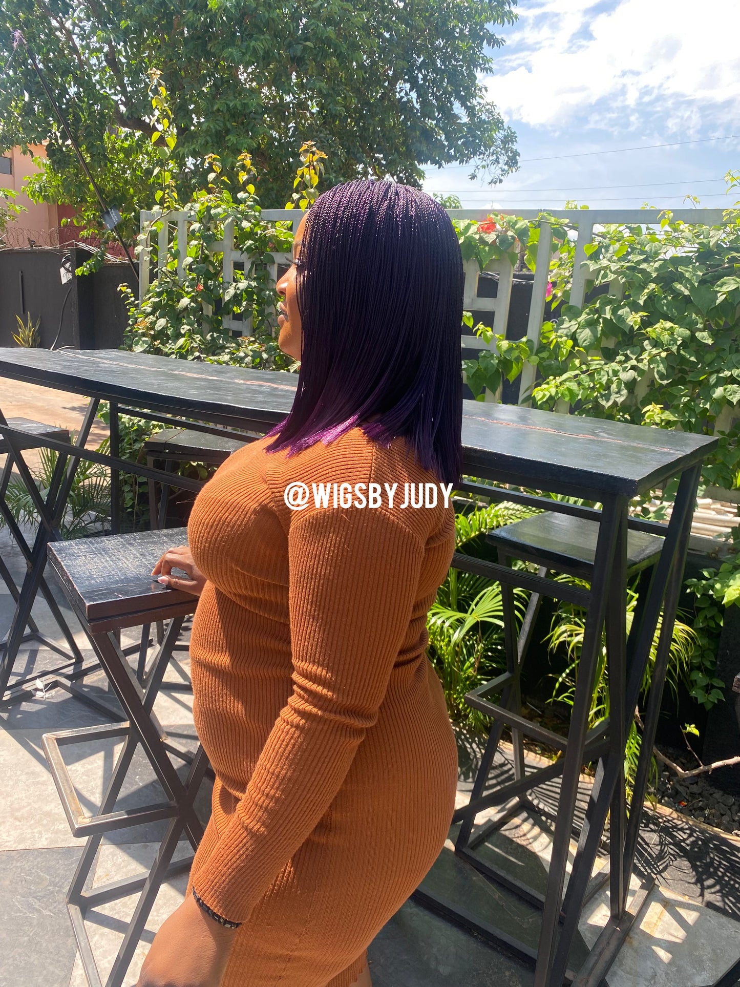 Sleek Bob wig, Closure wig Nano twist