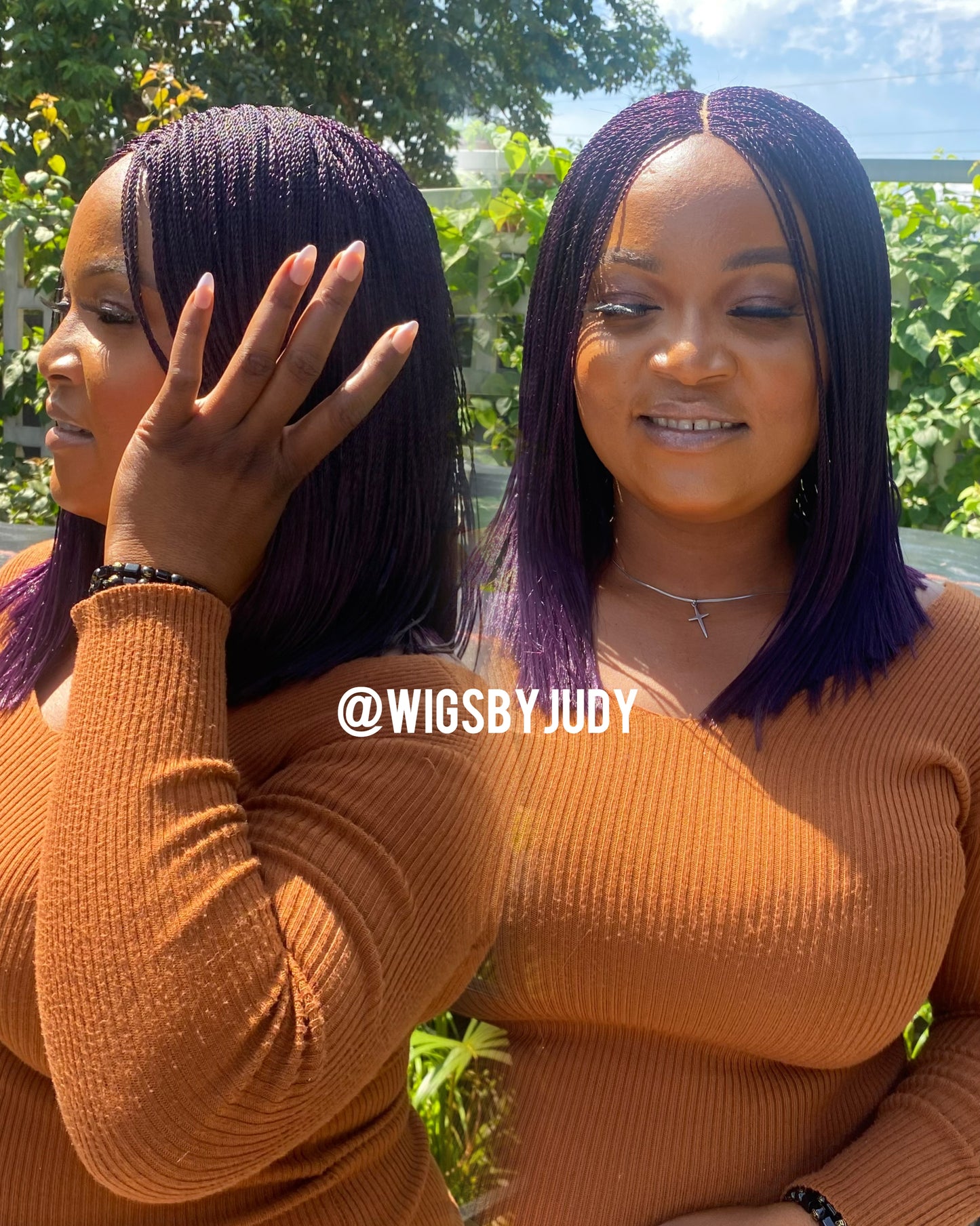 Sleek Bob wig, Closure wig Nano twist