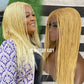 Blonde wig, Closure wig nano twist wig