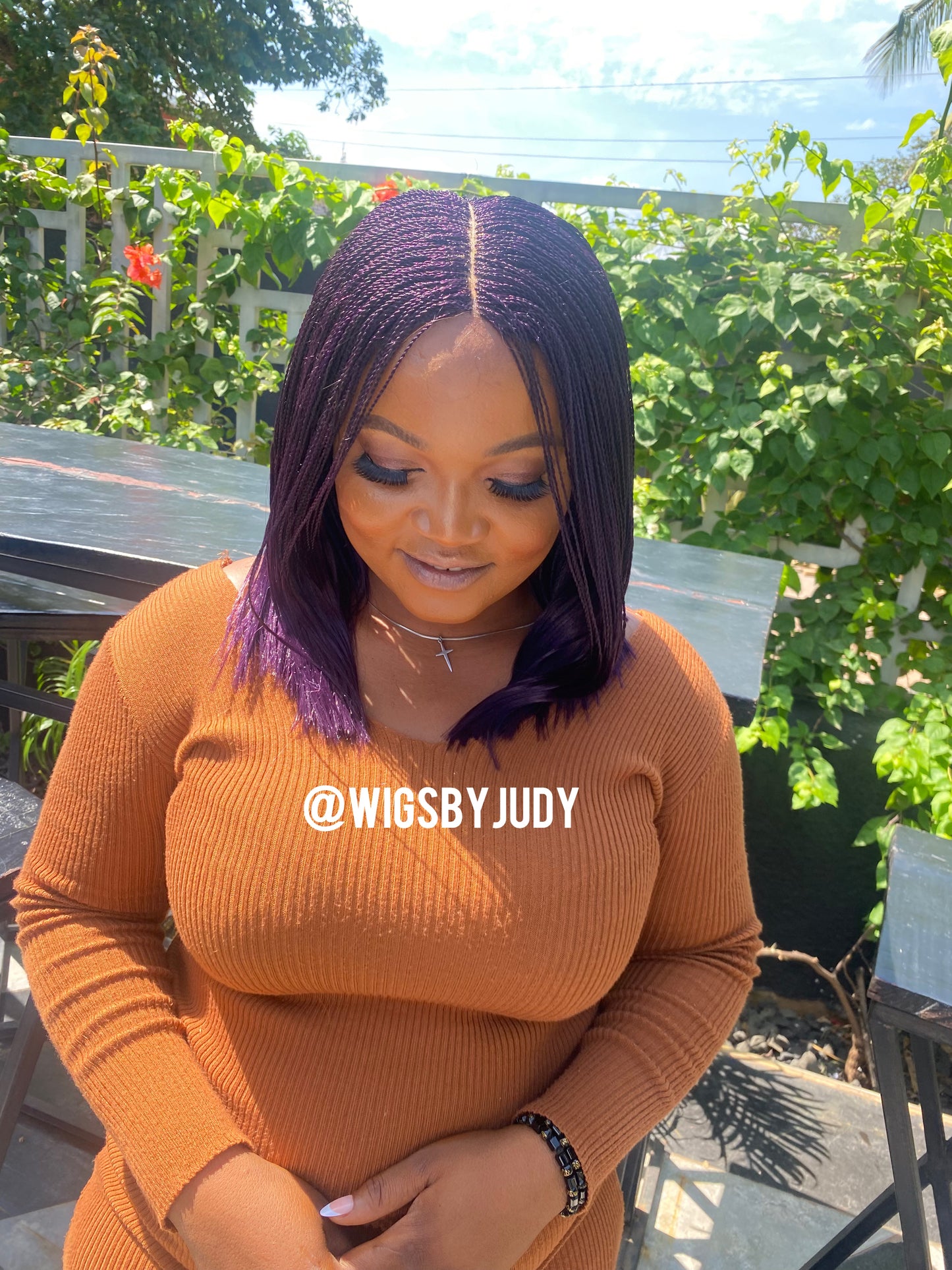 Sleek Bob wig, Closure wig Nano twist